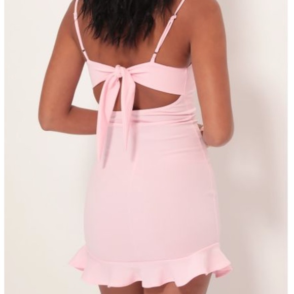 Lucy in the Sky Dresses Pink Ruffle Formal Dress Poshmark